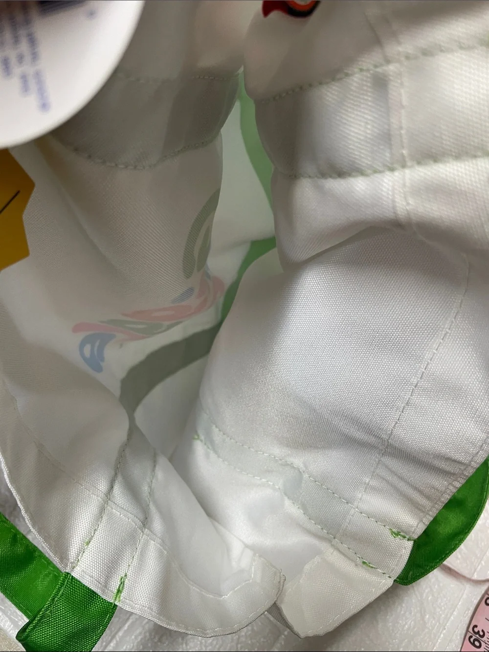 Target Gigglescape Summer Market Tote Plush Play Food Bag Green White NWT 8in